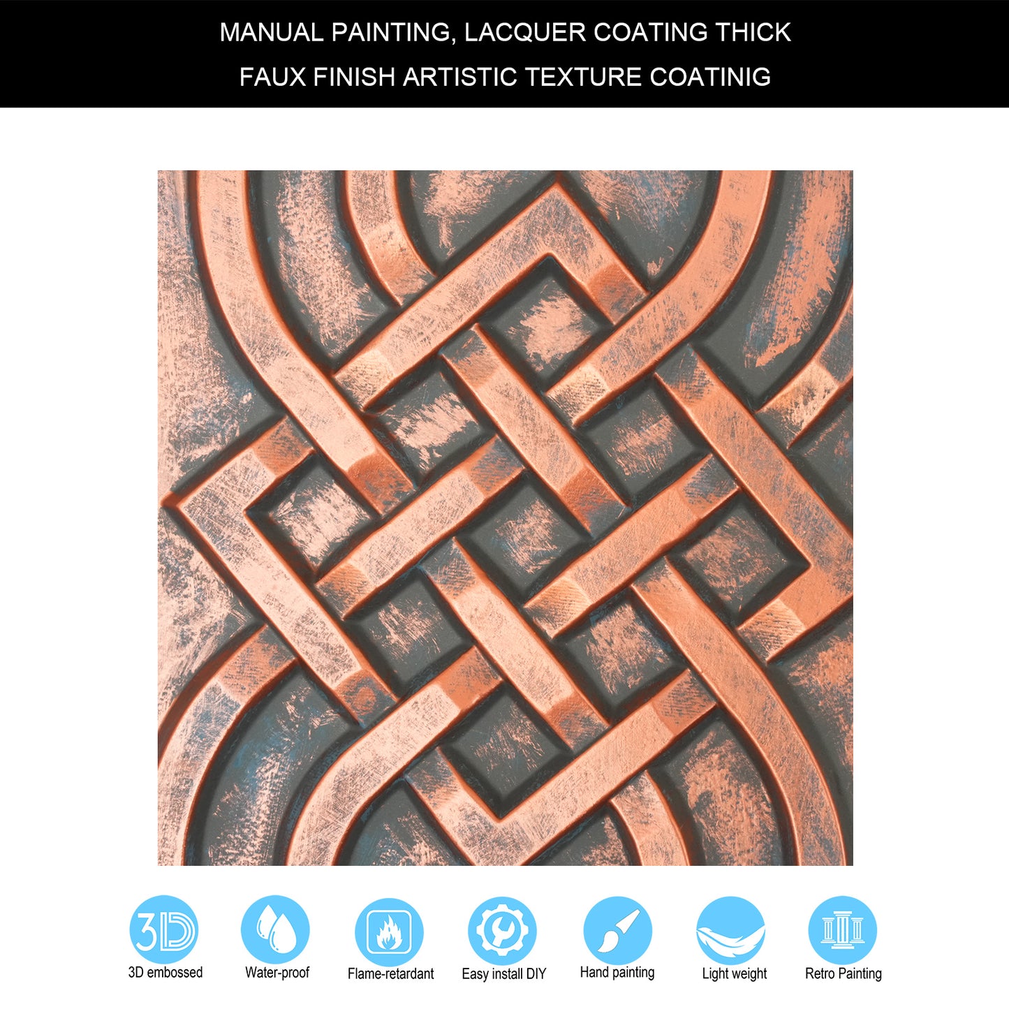 10tiles/lot  Drop-In Decorative Tin Tiles for Hotels, Villas and Modern Office Buildings PL61