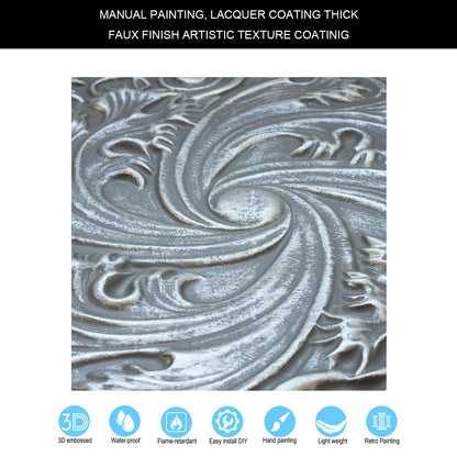 10tiles/lot Embossing Ceiling Tiles for Boutique Restaurants, Premium Lounges and Luxury Hotels PL62