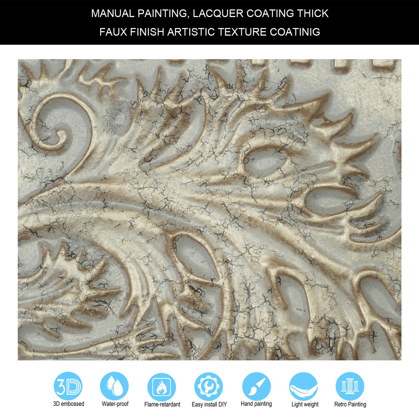 10tiles/lot Distressed Faux Tin Ceiling Tiles for Industrial Cafés, Craft Workshops and Retro Interiors PL62