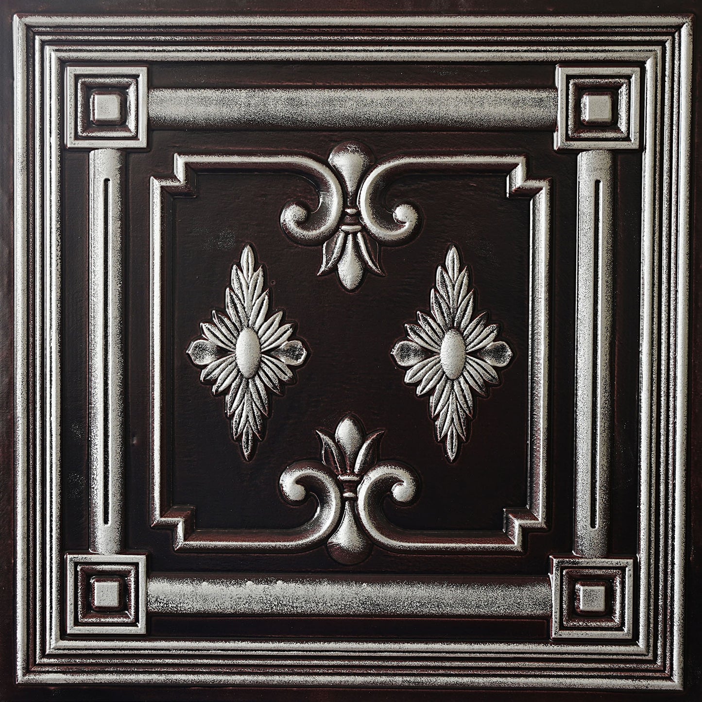 10tiles/lot 3D Faux Metal Ceiling Tiles for Stylish Bars, Clubs and Trendy Restaurants PL63