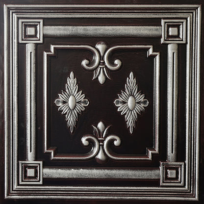 10tiles/lot 3D Faux Metal Ceiling Tiles for Stylish Bars, Clubs and Trendy Restaurants PL63