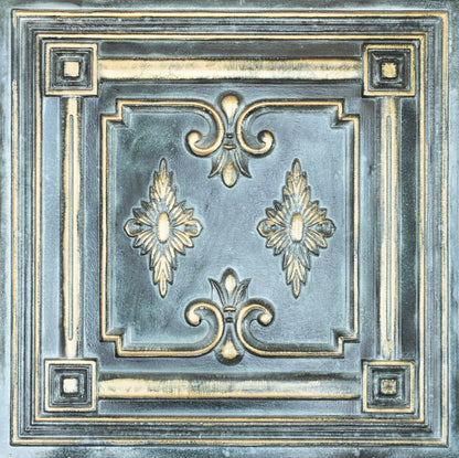 10tiles/lot Drop-In Decorative Tin Tiles for Hotels, Villas and Modern Office Buildings PL63