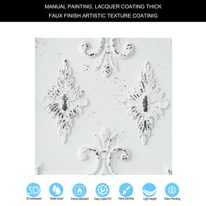 10tiles/lot Vintage Ceiling Panels for Book Bars, Art Cafés and Boutique Retail Shops PL63