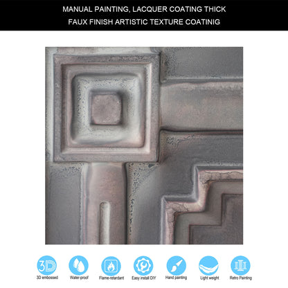 10tiles/lot Faux Tin Textured Tiles for Creative Restaurants, Coffee Shops and Unique Bars PL63