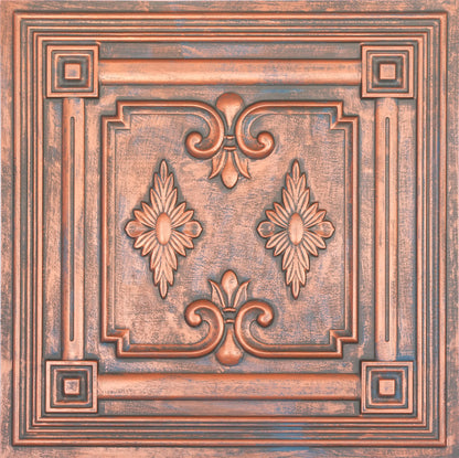 10tiles/lot Faux Metal Ceiling Tiles for Stylish Kitchens, Bedrooms and Interior Renovation PL63