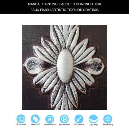 10tiles/lot 3D Faux Metal Ceiling Tiles for Stylish Bars, Clubs and Trendy Restaurants PL63