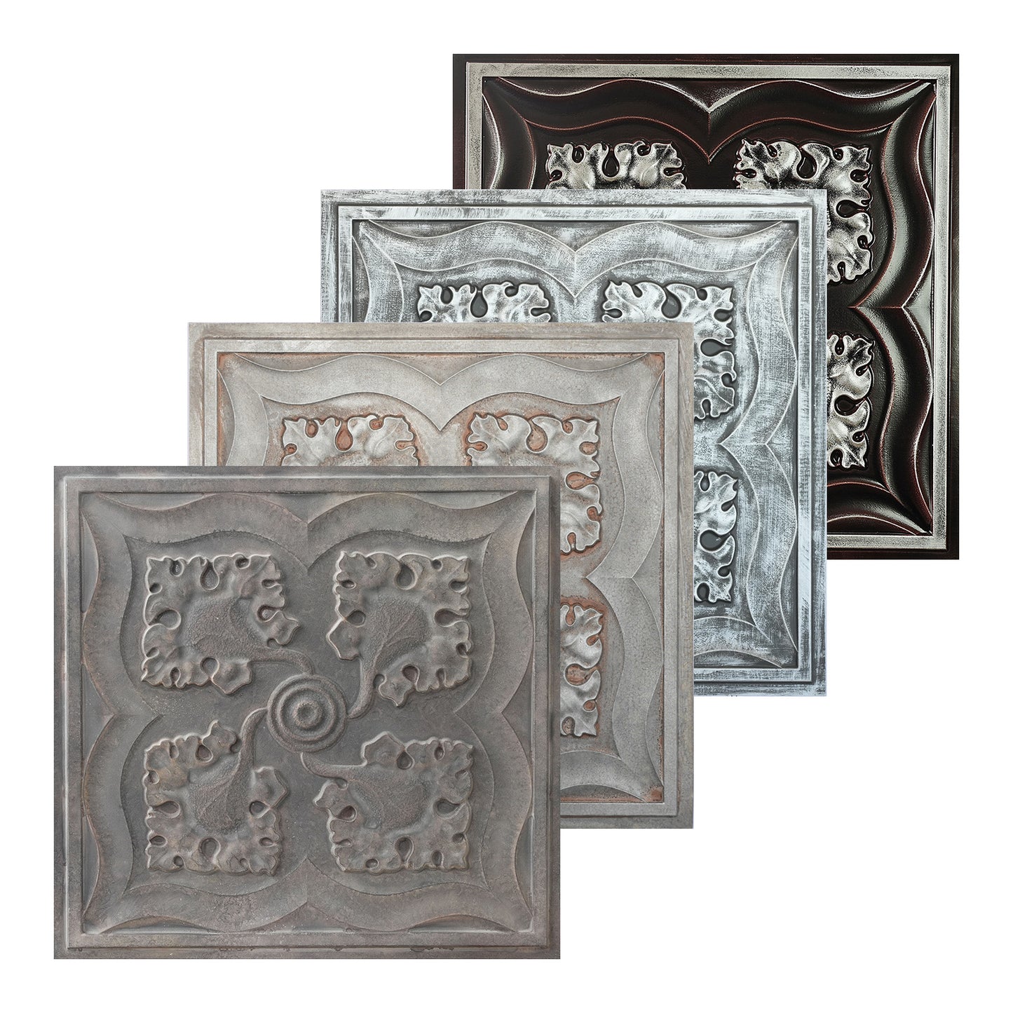 10tiles/lot PVC Ceiling Tiles for Kitchens, Bedrooms, Offices and Modern Commercial Interiors PL64