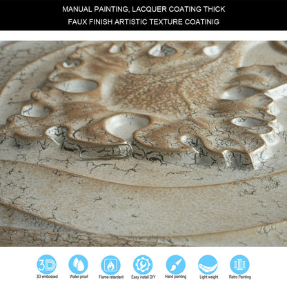 10tiles/lot Distressed Faux Tin Ceiling Tiles for Industrial Cafés, Craft Workshops and Retro Interiors PL64