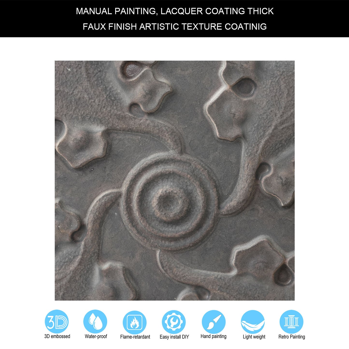 10tiles/lot PVC Ceiling Tiles for Kitchens, Bedrooms, Offices and Modern Commercial Interiors PL64