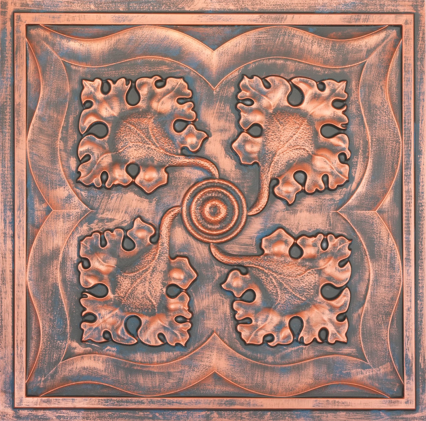 10tiles/lot DIY Faux Metal Ceiling Tile Panels for Café Bars, Studios and Artistic Interiors PL64