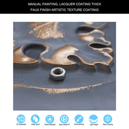 10tiles/lot 3D Faux Metal Ceiling Tiles for Stylish Bars, Clubs and Trendy Restaurants PL64