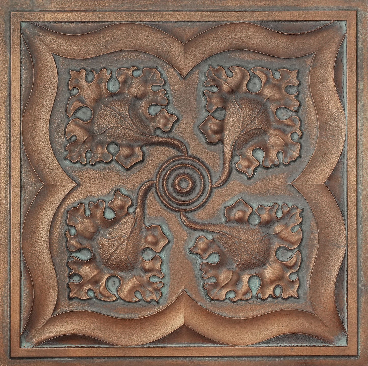 10tiles/lot DIY Faux Metal Ceiling Tile Panels for Café Bars, Studios and Artistic Interiors PL64