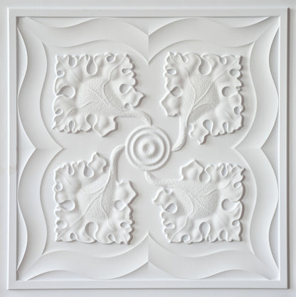 10tiles/lot Distressed Faux Tin Ceiling Tiles for Industrial Cafés, Craft Workshops and Retro Interiors PL64