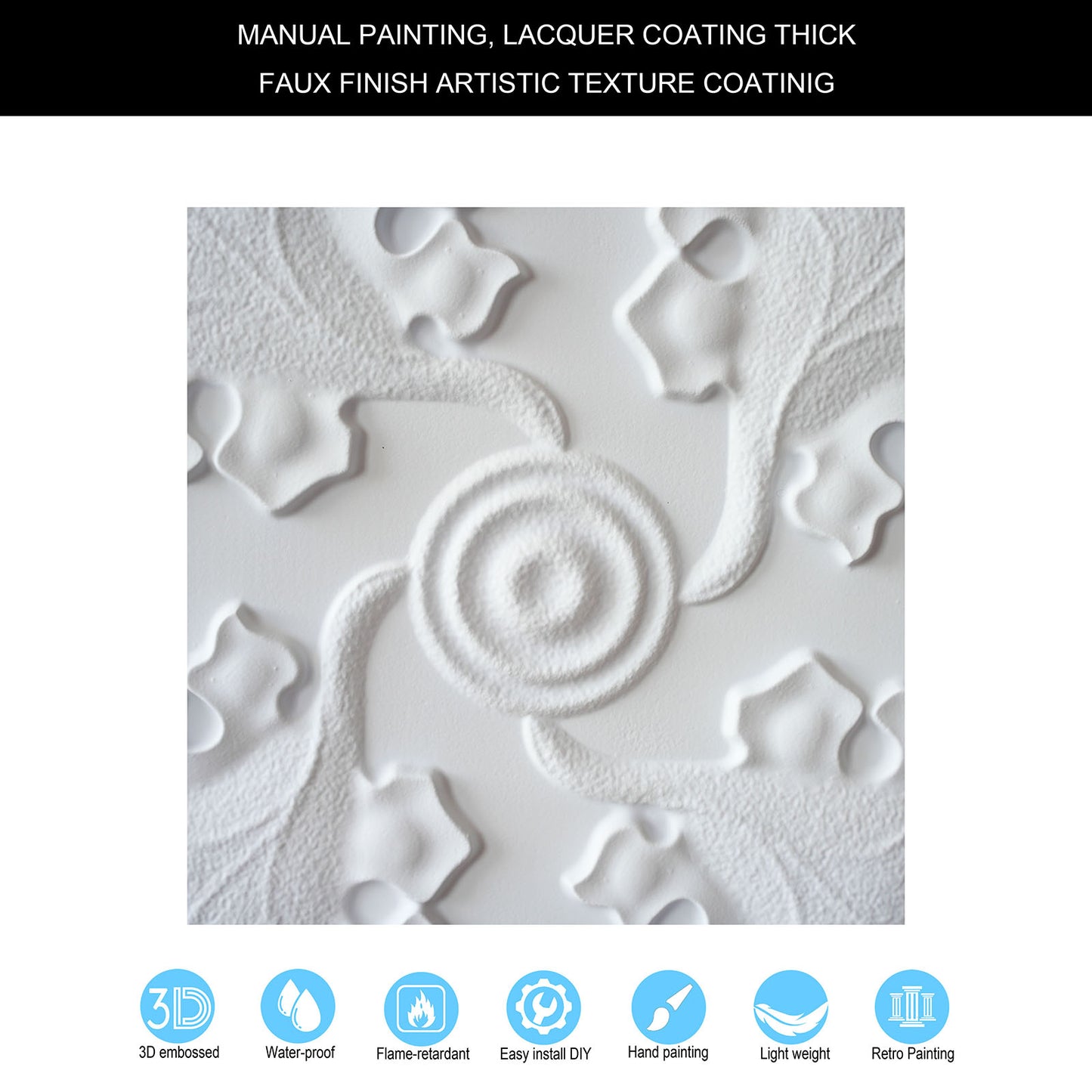 10tiles/lot Distressed Faux Tin Ceiling Tiles for Industrial Cafés, Craft Workshops and Retro Interiors PL64