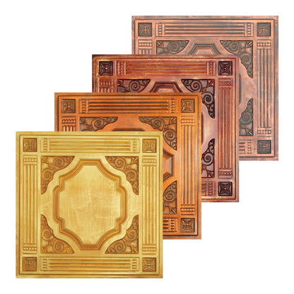 10tiles/lot Embossed Ceiling Tiles for Elegant Restaurants, Coffee Shops and Contemporary Bedrooms PL65