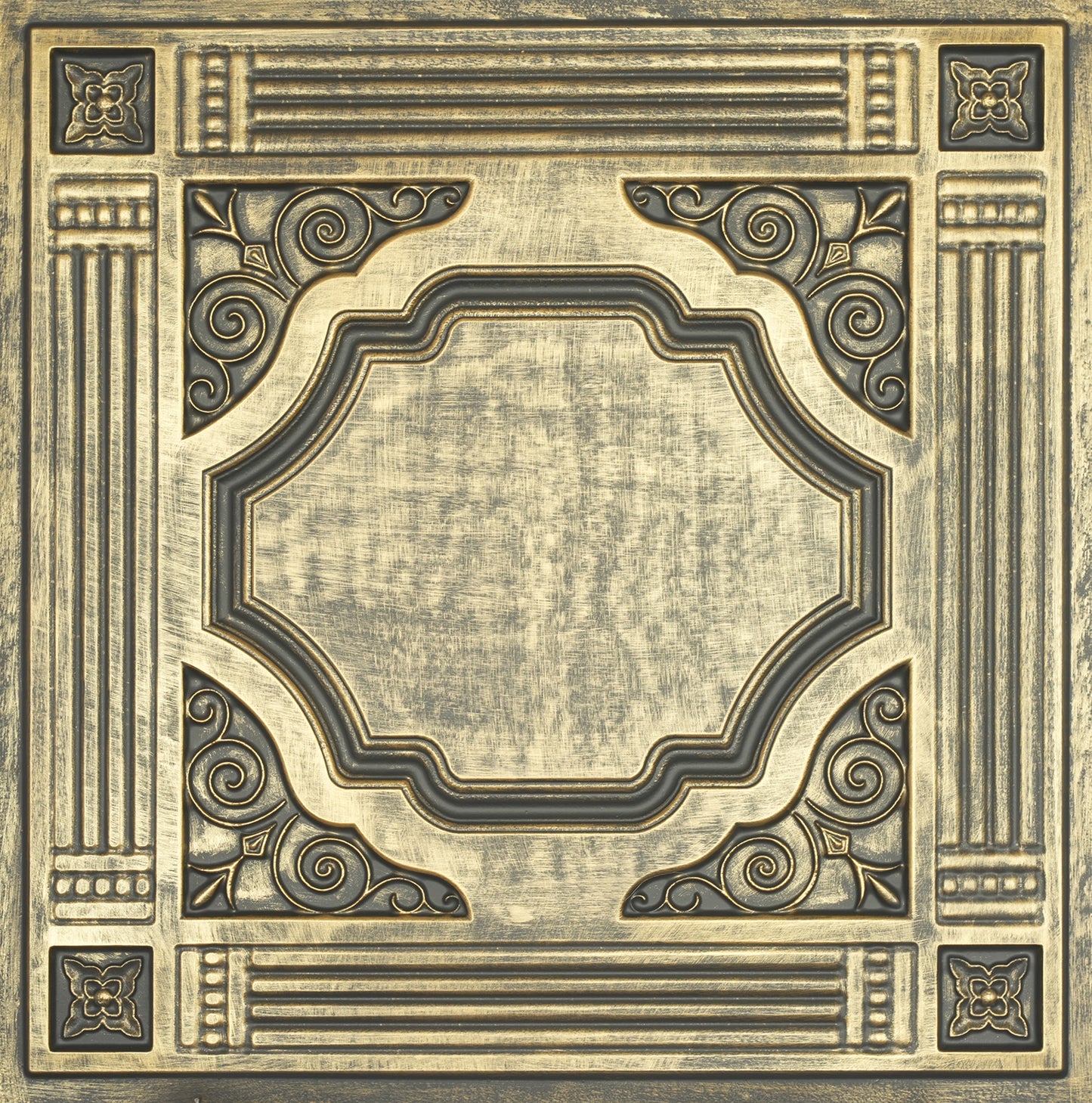 10tiles/lot Faux Tin Embossed Tiles for Luxury Apartments, Villas and Modern Home Interiors PL65