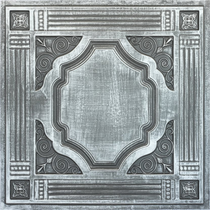 10tiles/lot DIY Faux Metal Ceiling Tile Panels for Café Bars, Studios and Artistic Interiors PL65