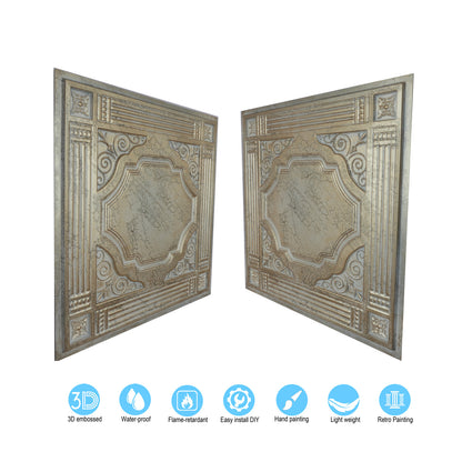 10tiles/lot 3D Ceiling Tiles for Modern Bedrooms, Kitchens, Cafés and Creative Interior Spaces PL65