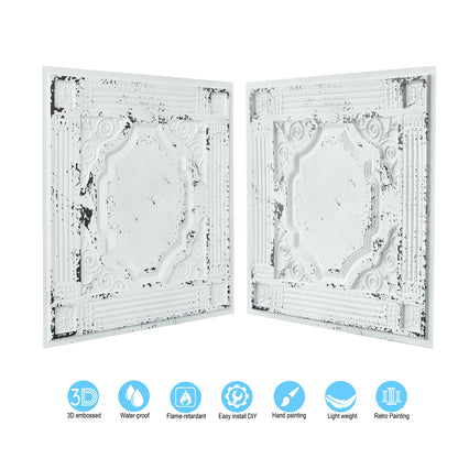 10tiles/lot 3D Ceiling Tiles for Modern Bedrooms, Kitchens, Cafés and Creative Interior Spaces PL65