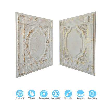 10tiles/lot 3D Ceiling Tiles for Modern Bedrooms, Kitchens, Cafés and Creative Interior Spaces PL65