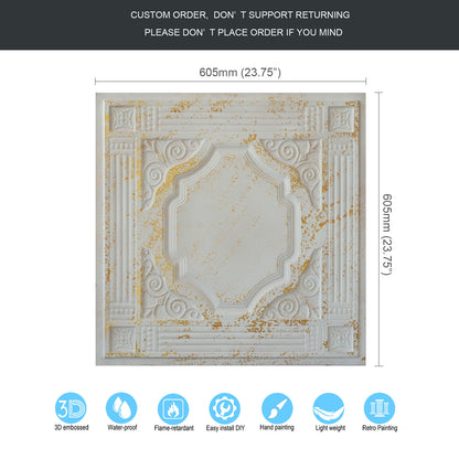 10tiles/lot 3D Ceiling Tiles for Modern Bedrooms, Kitchens, Cafés and Creative Interior Spaces PL65
