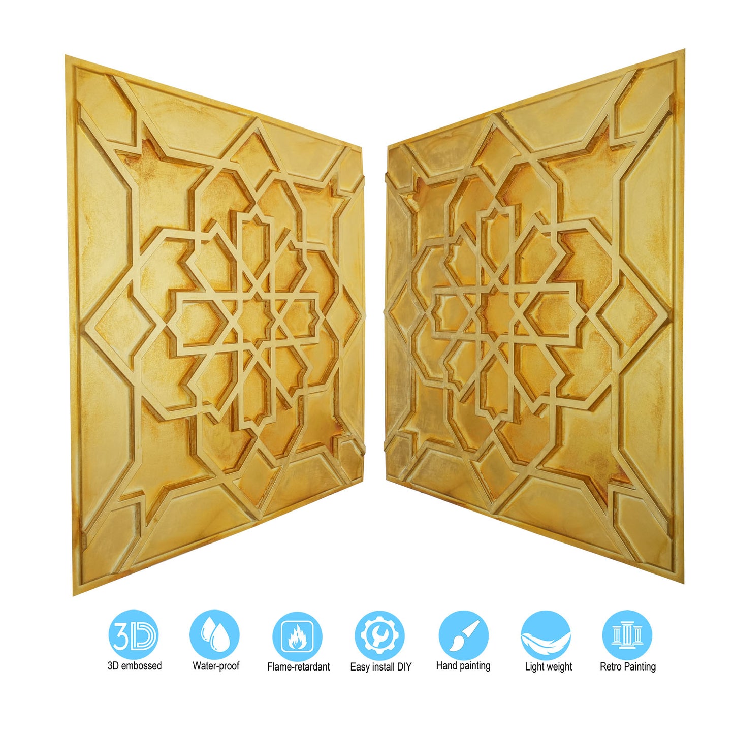 10tiles/lot Drop-In Tin Ceiling Tiles for Restaurants, Bars, Nightclub, Barbers,beauty salon ceiling panelsPL85