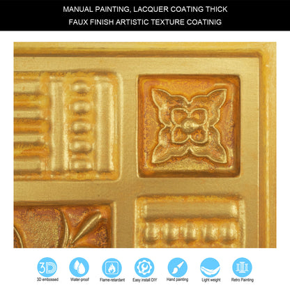 10tiles/lot Embossed Ceiling Tiles for Elegant Restaurants, Coffee Shops and Contemporary Bedrooms PL65