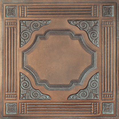 10tiles/lot DIY Faux Metal Ceiling Tile Panels for Café Bars, Studios and Artistic Interiors PL65