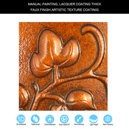 10tiles/lot Vintage Ceiling Tiles for Wine Cellars, Old-World Restaurants and Artistic Rooms PL66