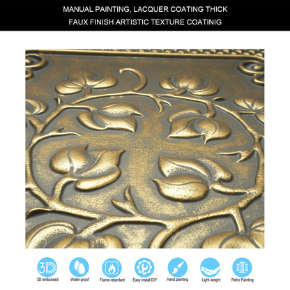 10tiles/lot 3D Decorative Ceiling Tiles for Trendy Restaurants, Bars and Creative Cafés PL66