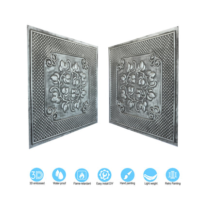 10tiles/lot Antique Ceiling Tiles for Premium Hotels, Mansions, Villas and Classic Dining Rooms PL66