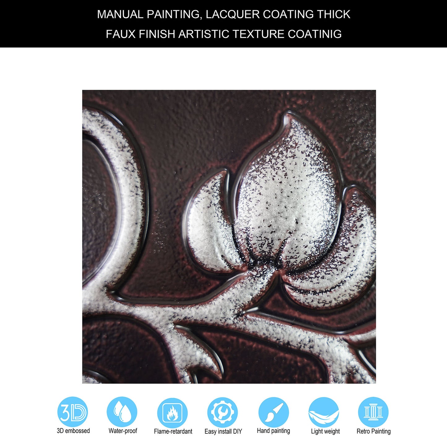 10tiles/lot 3D Decorative Ceiling Tiles for Trendy Restaurants, Bars and Creative Cafés PL66