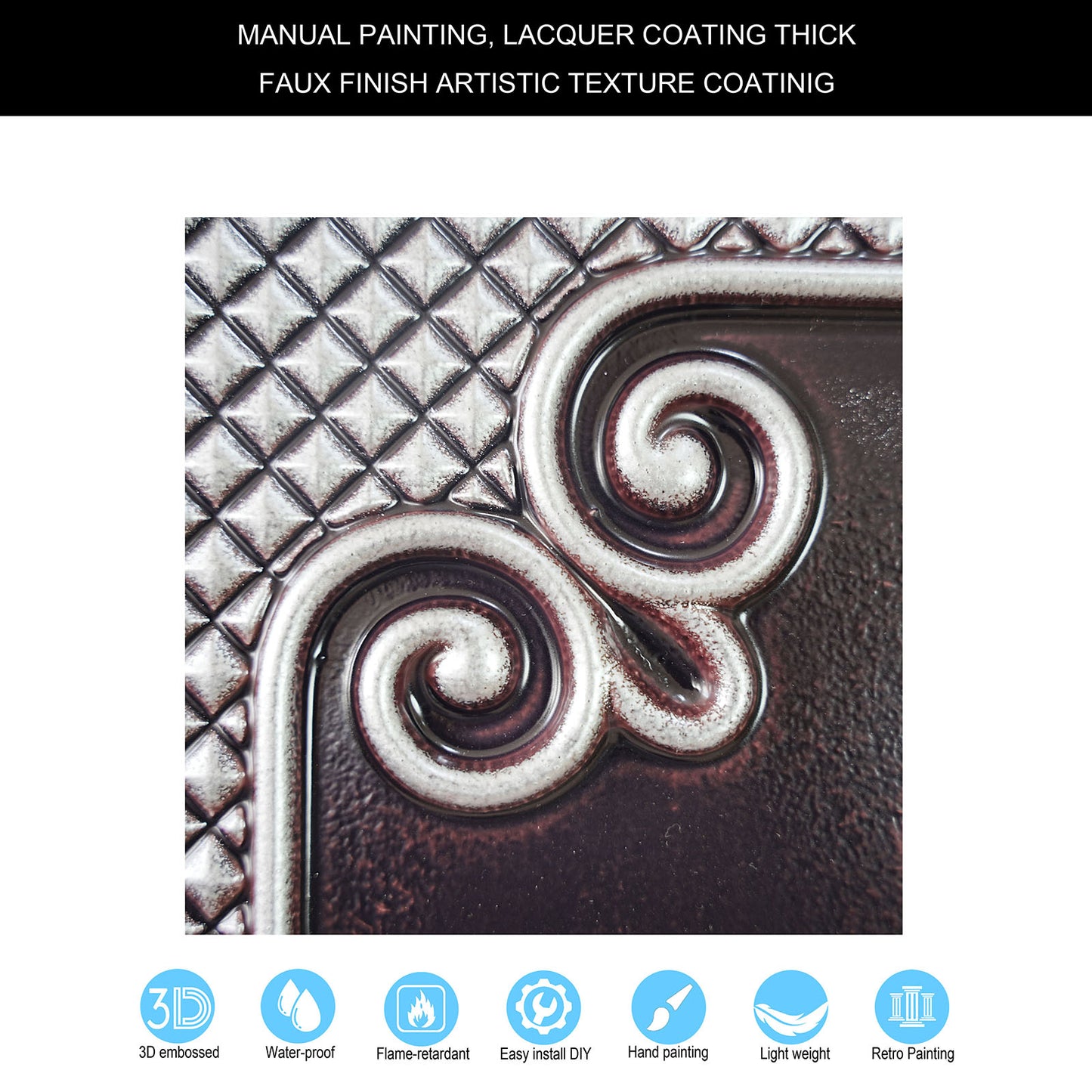 10tiles/lot 3D Decorative Ceiling Tiles for Trendy Restaurants, Bars and Creative Cafés PL66