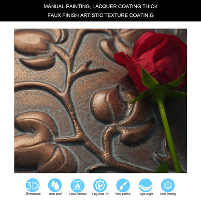 10tiles/lot Vintage Ceiling Tiles for Wine Cellars, Old-World Restaurants and Artistic Rooms PL66