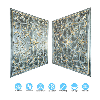 10tiles/lot PVC Ceiling Tiles for Salons, Spas, Massage Rooms and Comfortable Interiors PL66