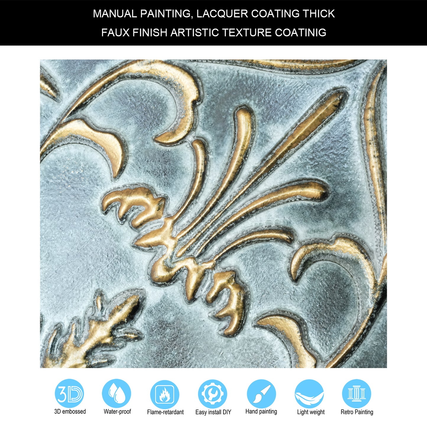 10tiles/lot PVC Ceiling Tiles for Salons, Spas, Massage Rooms and Comfortable Interiors PL66