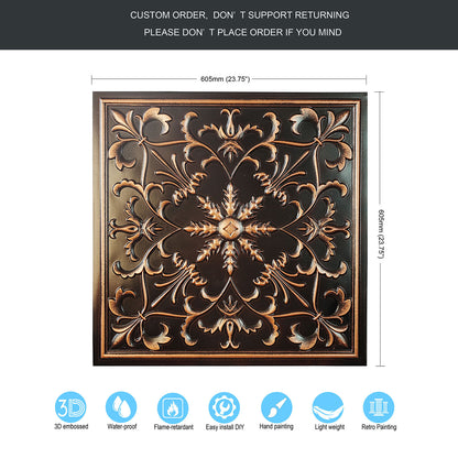 10tiles/lot PVC Ceiling Tiles for Salons, Spas, Massage Rooms and Comfortable Interiors PL70