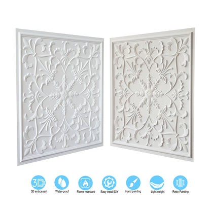 10tiles/lot Artistic Ceiling Tiles for Libraries, Museums, Craft Studios and Cultural Interiors PL70