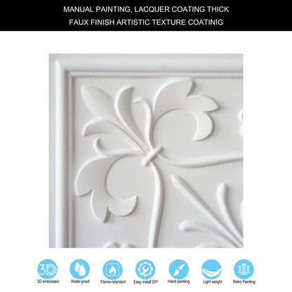 10tiles/lot Artistic Ceiling Tiles for Libraries, Museums, Craft Studios and Cultural Interiors PL70