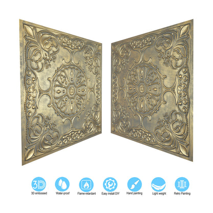 10tiles/lot 3D Decorative Ceiling Tiles for Trendy Restaurants, Bars and Creative Cafés PL71