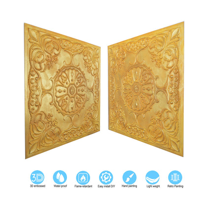 10tiles/lot Village-Style Ceiling Tiles for Country Restaurants, Coffee Shops and Charming Inns PL71