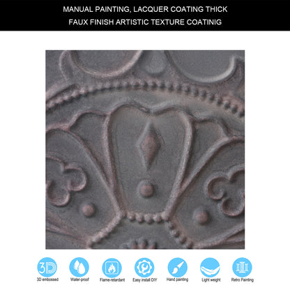 10tiles/lot 3D Decorative Ceiling Tiles for Trendy Restaurants, Bars and Creative Cafés PL71