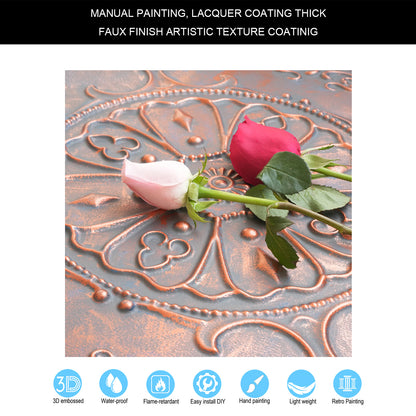 10tiles/lot Village-Style Ceiling Tiles for Country Restaurants, Coffee Shops and Charming Inns PL71