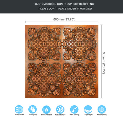 10tiles/lot Drop-In Ceiling Tiles for Office Buildings, Meeting Rooms and Commercial Halls PL80