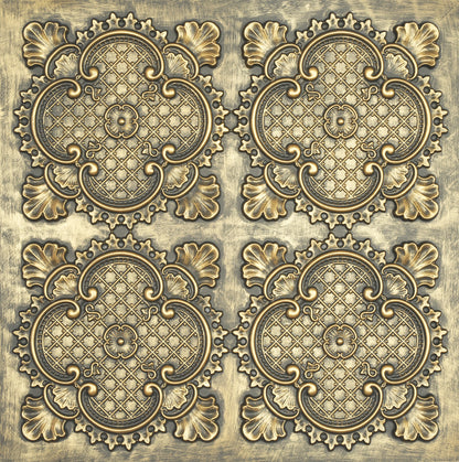 10tiles/lot Faux Metal Ceiling Tiles for Bars, Cafés, Lounges and Contemporary Interiors PL80