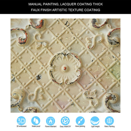 10tiles/lot Decorative Ceiling Tiles for Luxury Hotels, Villas, Salons and High-End Interiors PL80