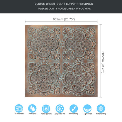 10tiles/lot Drop-In Ceiling Tiles for Office Buildings, Meeting Rooms and Commercial Halls PL80