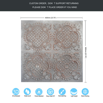 10tiles/lot Drop-In Ceiling Tiles for Office Buildings, Meeting Rooms and Commercial Halls PL80