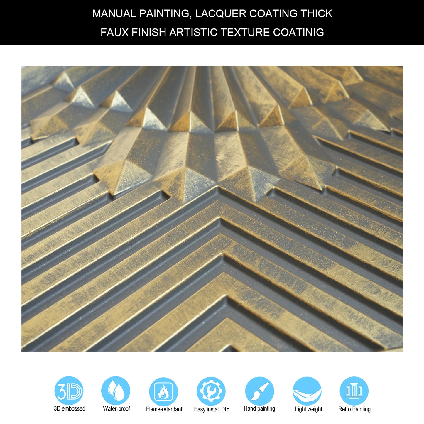 10tiles/lot 3D Faux Metal Ceiling Tiles for Stylish Bars, Clubs and Trendy Restaurants PL81