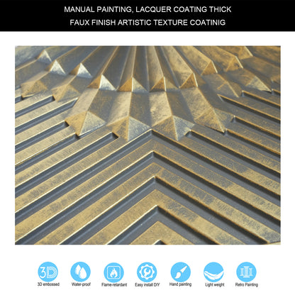 10tiles/lot 3D Faux Metal Ceiling Tiles for Stylish Bars, Clubs and Trendy Restaurants PL81